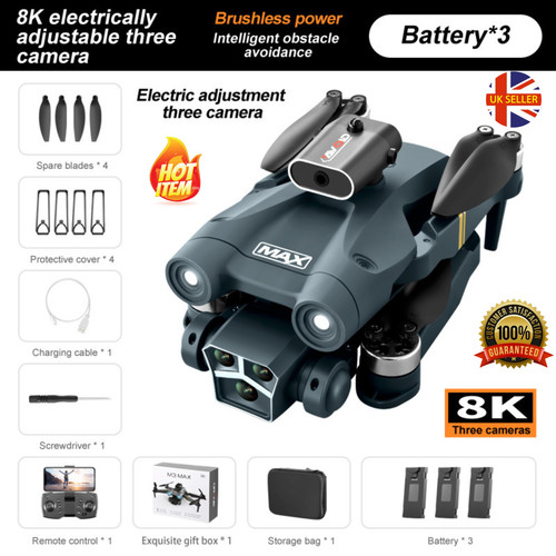 Dual camera drone - 4k, hd