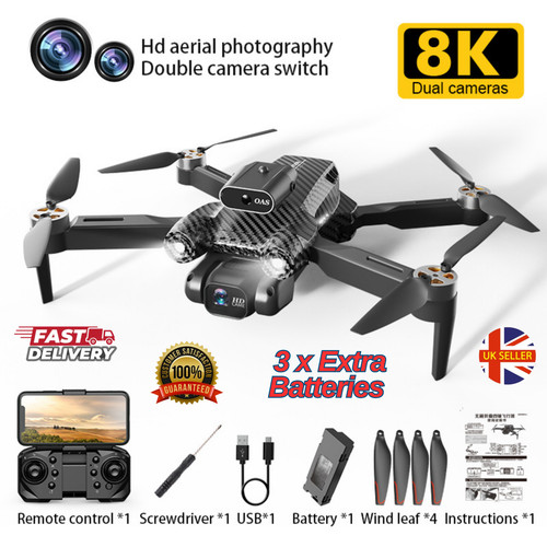 Drone dual camera wifi - 8k, hd
